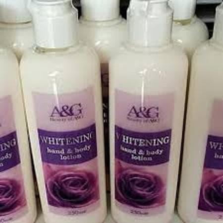 Gambar A&G LOTION WHITENING TUTUP PUTIH (BUKAN SILVER) dari Ellemore Store Kota Surabaya Tokopedia