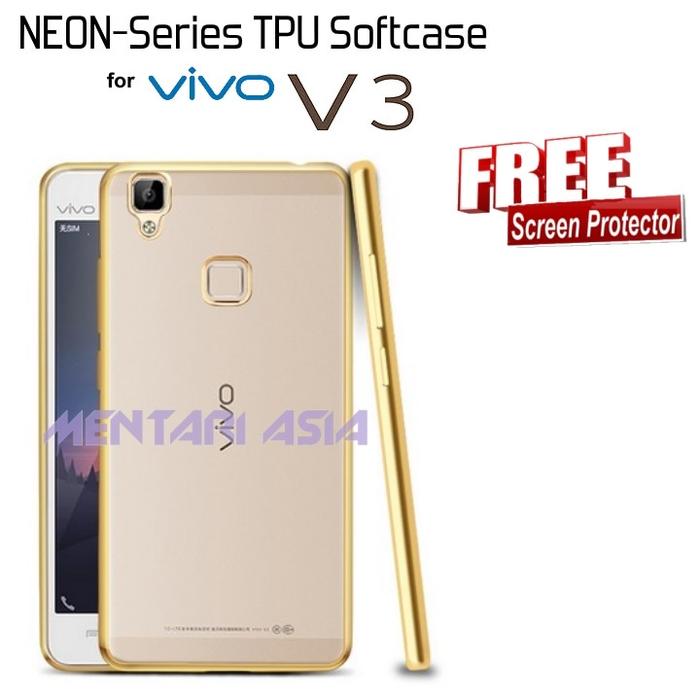 Gambar Softcase for VIVO V3 : NEON Series TPU - FREE Screen Protector dari MENTARI ASIA Kota Administrasi Jakarta Pusat Tokopedia
