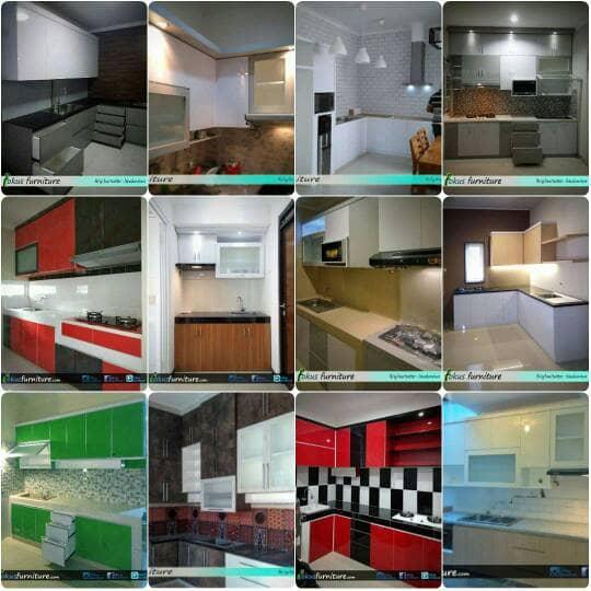 Gambar Kitchen set Minimalis / lemari dapur hpl - Pintu saja dari Fokusfurniture Kota Depok Tokopedia