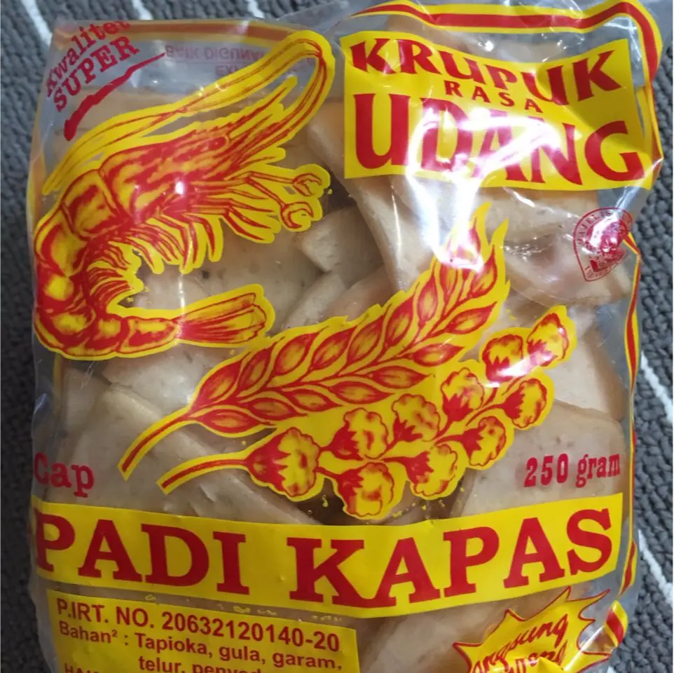 Krupuk Padi Kapas Udang dan Ikan