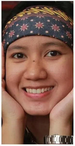 Bandana Multifungsi Batik Solo Hitam (Bahan 100% Polyester Microfibre) 4