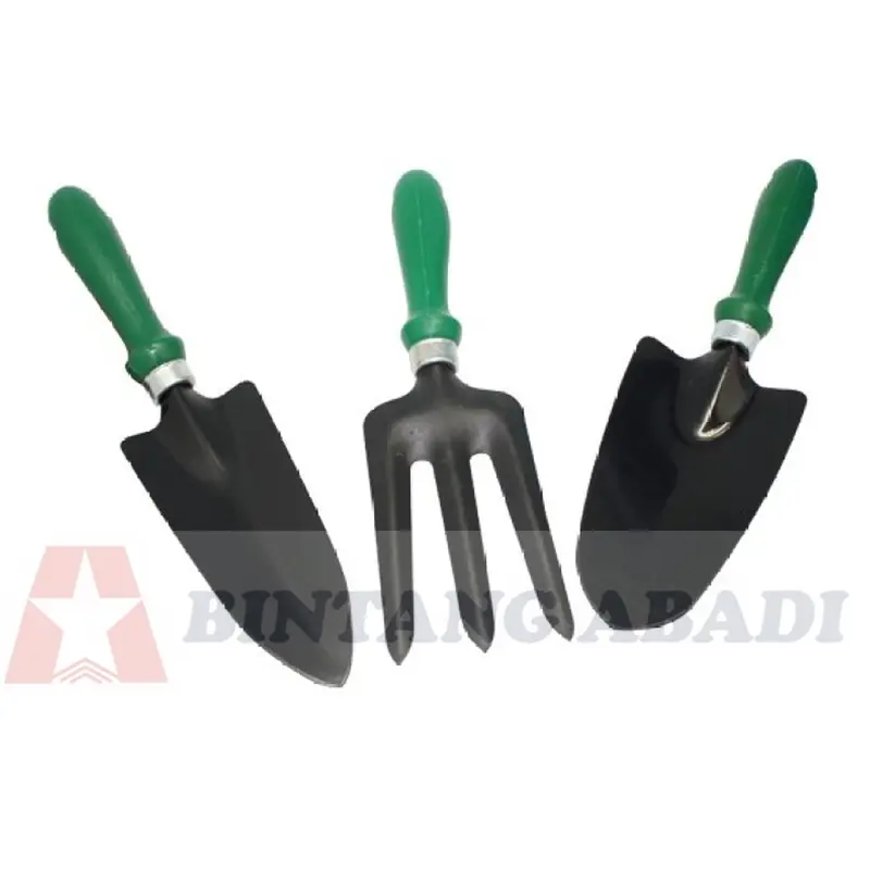 Kenmaster Alat Kebun Taman Mini Set 3 Pcs Hitam / Garden Tools 1