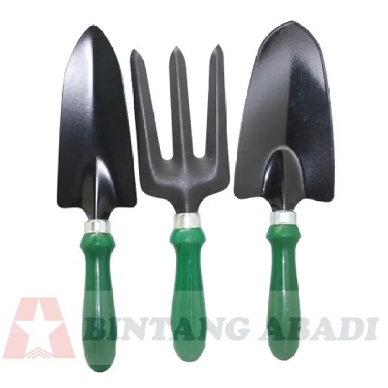 Kenmaster Alat Kebun Taman Mini Set 3 Pcs Hitam / Garden Tools 0