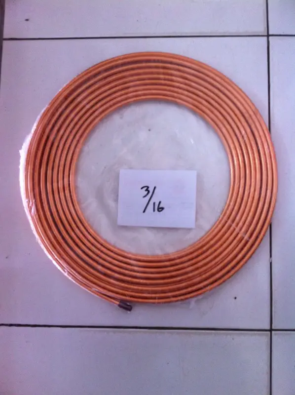 pipa tembaga / cooper tube ukuran 3/16 0