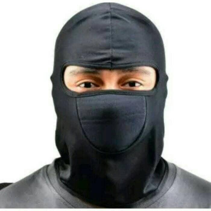 masker ninja hitam motor