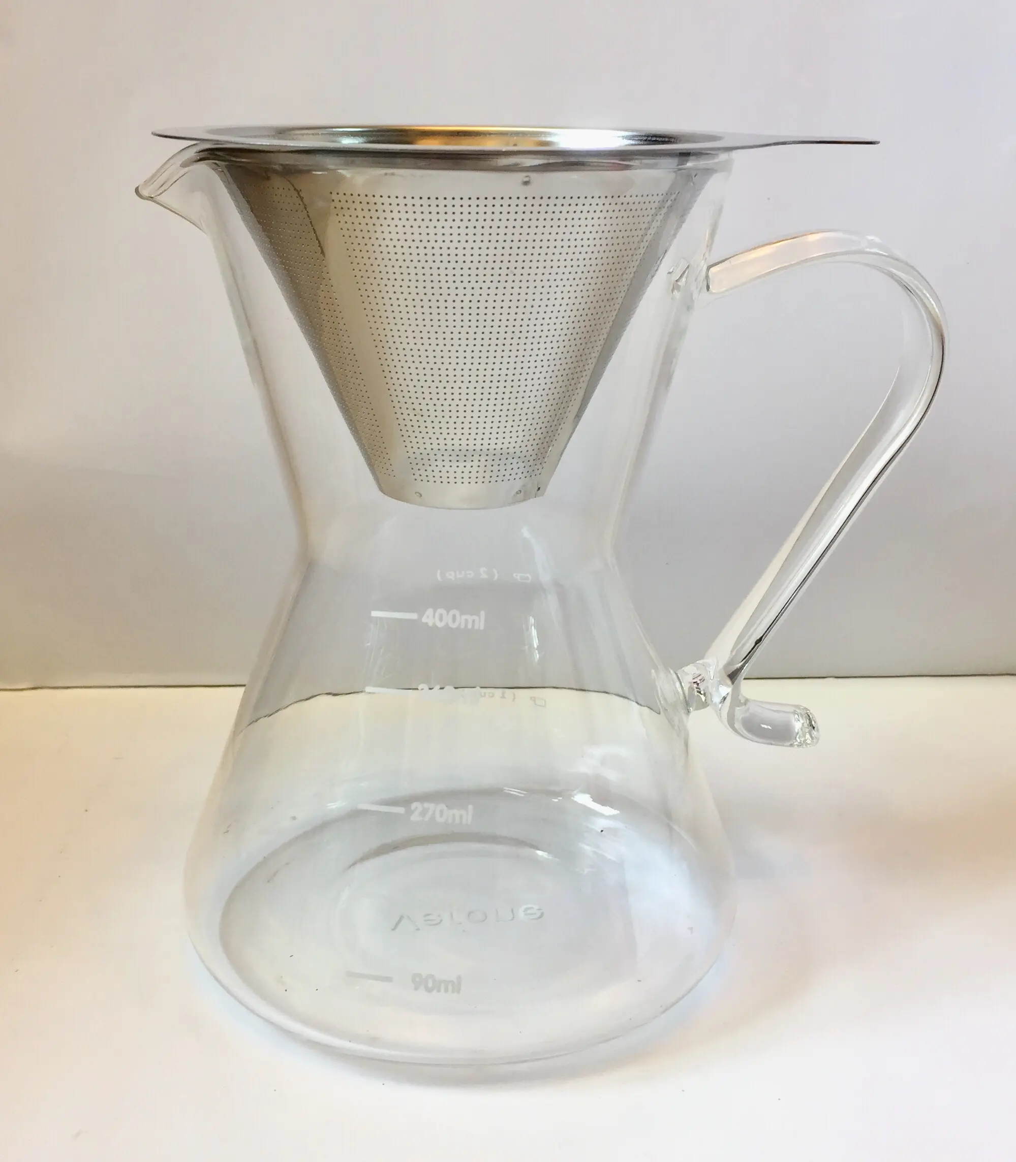 Coffee Server With Mesh Metal Filter 400ml