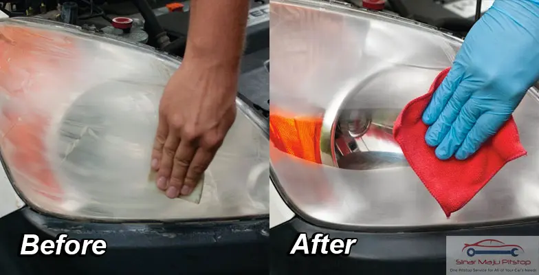 Pembersih & Pengkilap Kaca Mika Lampu Mobil - TURTLE WAX HEADLIGHT 3