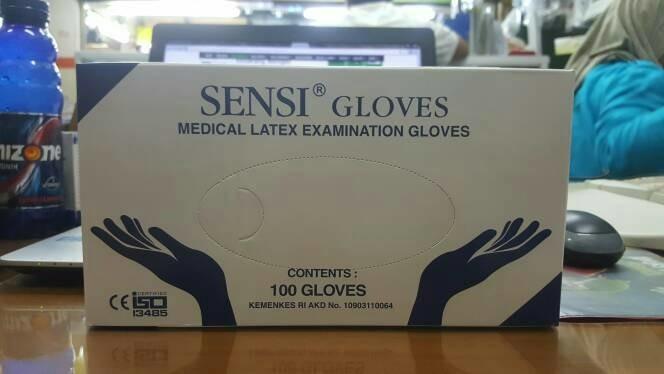 Sensi Latex Gloves/Sarung Tangan