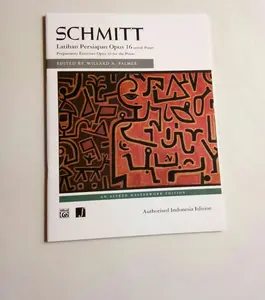 Buku piano Schmitt latihan jari finger exercise for pianist