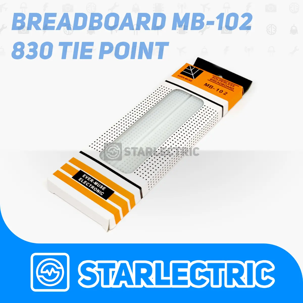 Breadboard 830 Tie Point MB-102 MB 102 Solderless