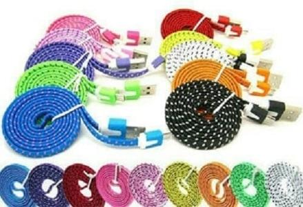 Gambar KABEL DATA MICRO USB TALI SEPATU dari Aneka kabel Kota Administrasi Jakarta Utara Tokopedia