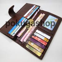 Gambar dompet kulit panjang premium serat kayu pria/wanita /dompet serat kayu dari pokugashop Kab. Garut 3 Tokopedia