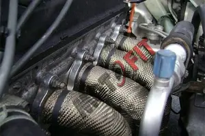 exhaust wrap DEI titanium import USA peredam panas knalpot titan wrap