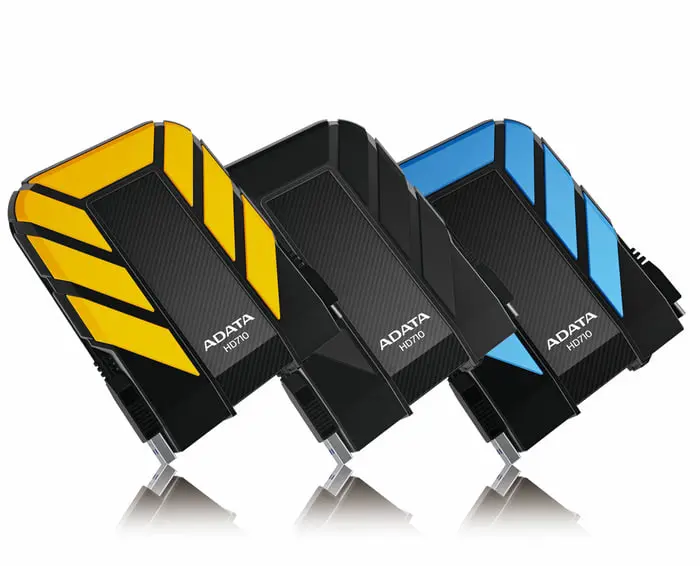 Hardisk eksternal Adata 1TB Durable HD710 Yellow Blue