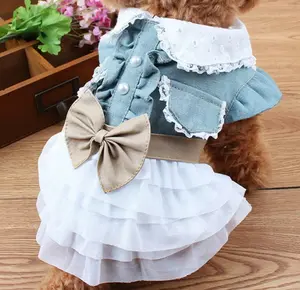 Fairy jeans dog dress