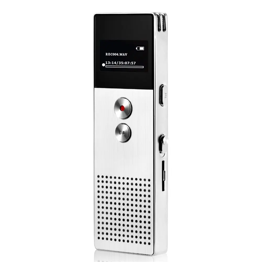 SK222 Perekam Suara Digital Meeting Super Slim Voice Recorder HIFI 8Gb