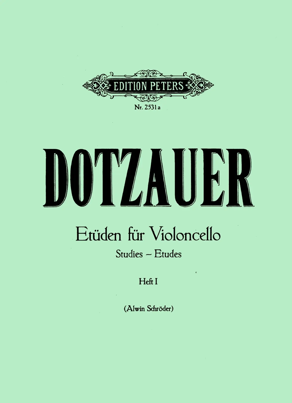 Buku Cello Etude Studies - Dotzauer - Book 1