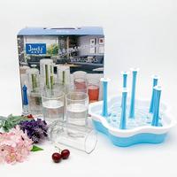 Gambar [7in1] Water Glass + Tatakan Gelas [ 230ml ] - Birumuda dari Dt.Shop Medan Kota Medan 3 Tokopedia