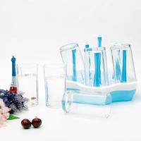Gambar [7in1] Water Glass + Tatakan Gelas [ 230ml ] - Birumuda dari Dt.Shop Medan Kota Medan 2 Tokopedia