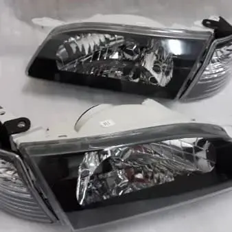 TOYOTA COROLLA 1800CC 1998 99 2000 HEADLAMP SEN CORNER BLACK KRISTAL