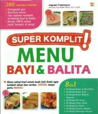 Super Komplit Menu Bayi & Balita