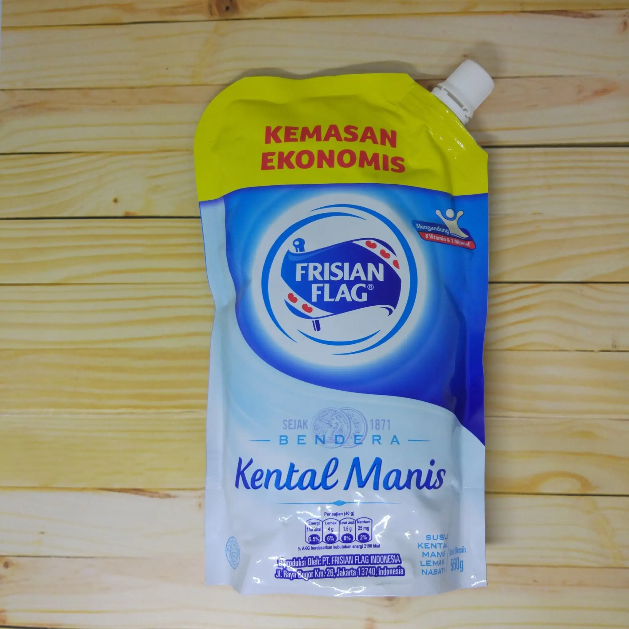 Frisian Flag Susu Kental Manis/Susu Kental Manis Bendera Putih 570 gr