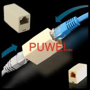 Barrel Konektor RJ45 Penyambung Dua Konektor RJ-45 AC30