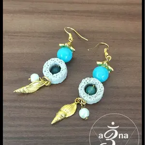 Ocean Blue 1 - Anting Manik Batu Tema Laut