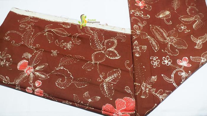 Gambar Batik Cap Kombinasi Tulis Motif Bunga Sepatu dari Produk Desa Banyumas Kab. Banyumas Tokopedia