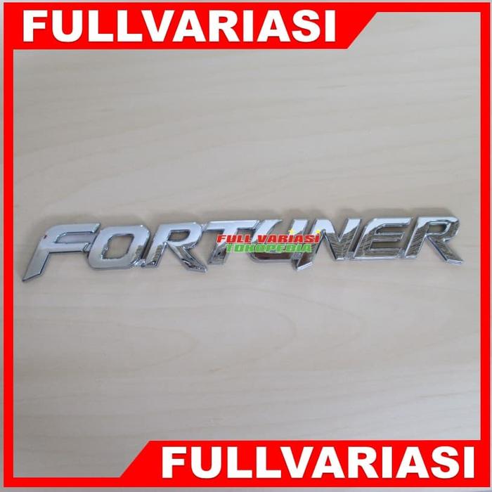 Gambar Emblem Toyota FORTUNER Chrome dari Full Variasi Jakarta Kota Administrasi Jakarta Timur Tokopedia