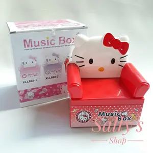 Kotak Musik Hello Kitty Ballerina Bisa simpan koin