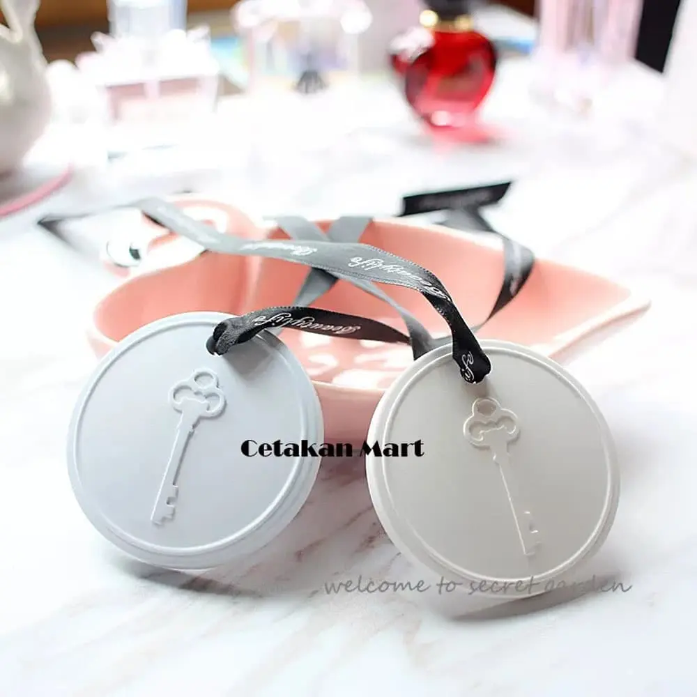 Cetakan Lilin Wax Round with Key 6 cav Silikon