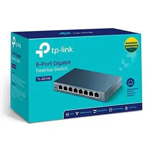 Tp-Link SG108 Switch Hub Gigabit 8 Port ORIGINAL Resmi TL-SG108