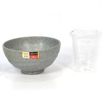 Gambar W3505A-MG Golden Dragon Melamine Matte Grey Mangkok Kaki Tembikar 5" dari Bursa Dapur Mall Kota Administrasi Jakarta Barat 2 Tokopedia