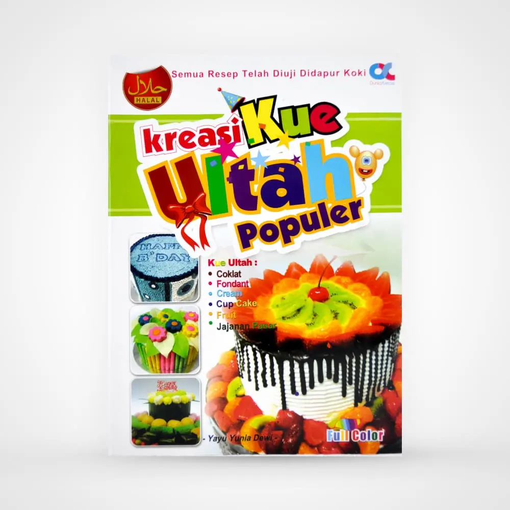 buku kreasi kue ulang tahun populer