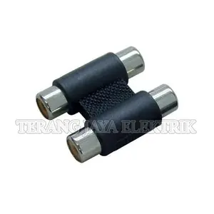 Jack RCA H / Konektor Penyambung Jack RCA H / 2 Lubang