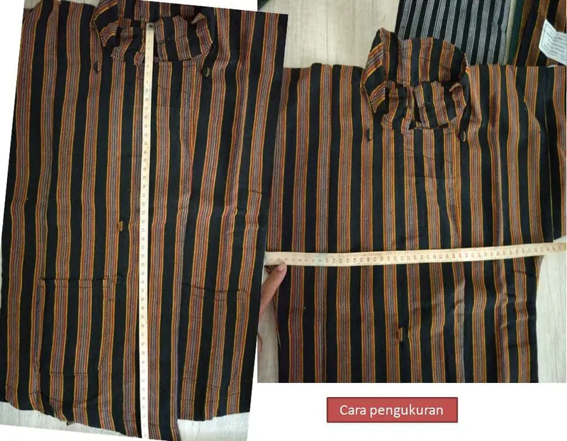 Baju Kostum Adat Jawa Surjan Lurik SET Blangkon Kain Bawahan Anak 3