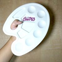 Gambar Palet Lukis Plastik Putih Cat Air / Poster Kecil - PLT-111 dari CENTRO TRADING Kota Bandung 1 Tokopedia