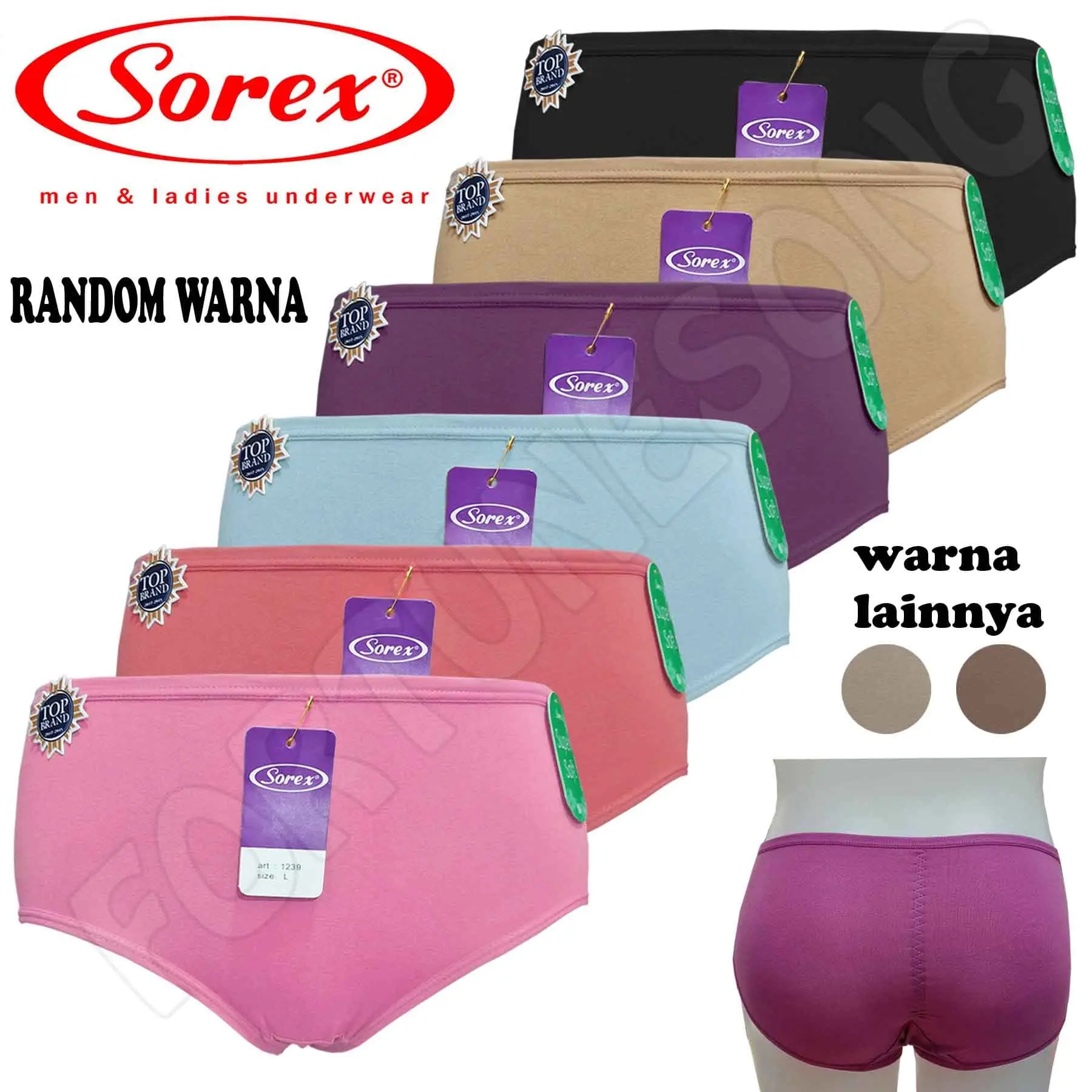Celana Dalam Wanita Sorex Super Soft art 1239