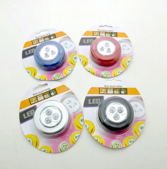 Stick N Click Lampu Tempel 3 LED / Stick Touch Lamp 1