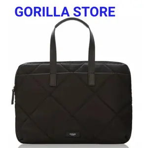 Knomo Tablot Slim Briefcase 14 inch Black (121-101)