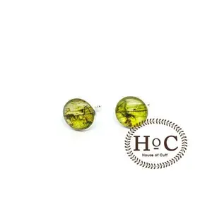 Houseofcuff Cufflinks CUFFLINK Manset Kancing WORLD MAP CUFFLINKS