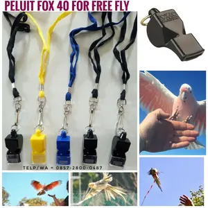 Jual Peluit / Whistle Fox 40 Free Fly Burung Parrot