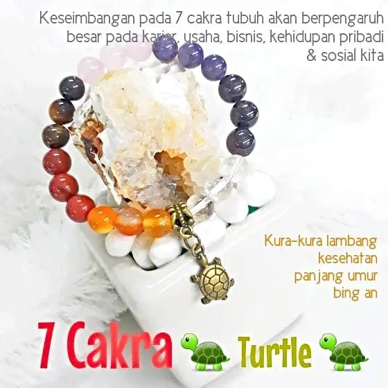 GELANG 7 CAKRA TURTLE KODE: CQ