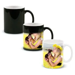 Gelas Magic Foto Muncul Kalau Panas Mug Color Changing Custom Cetak