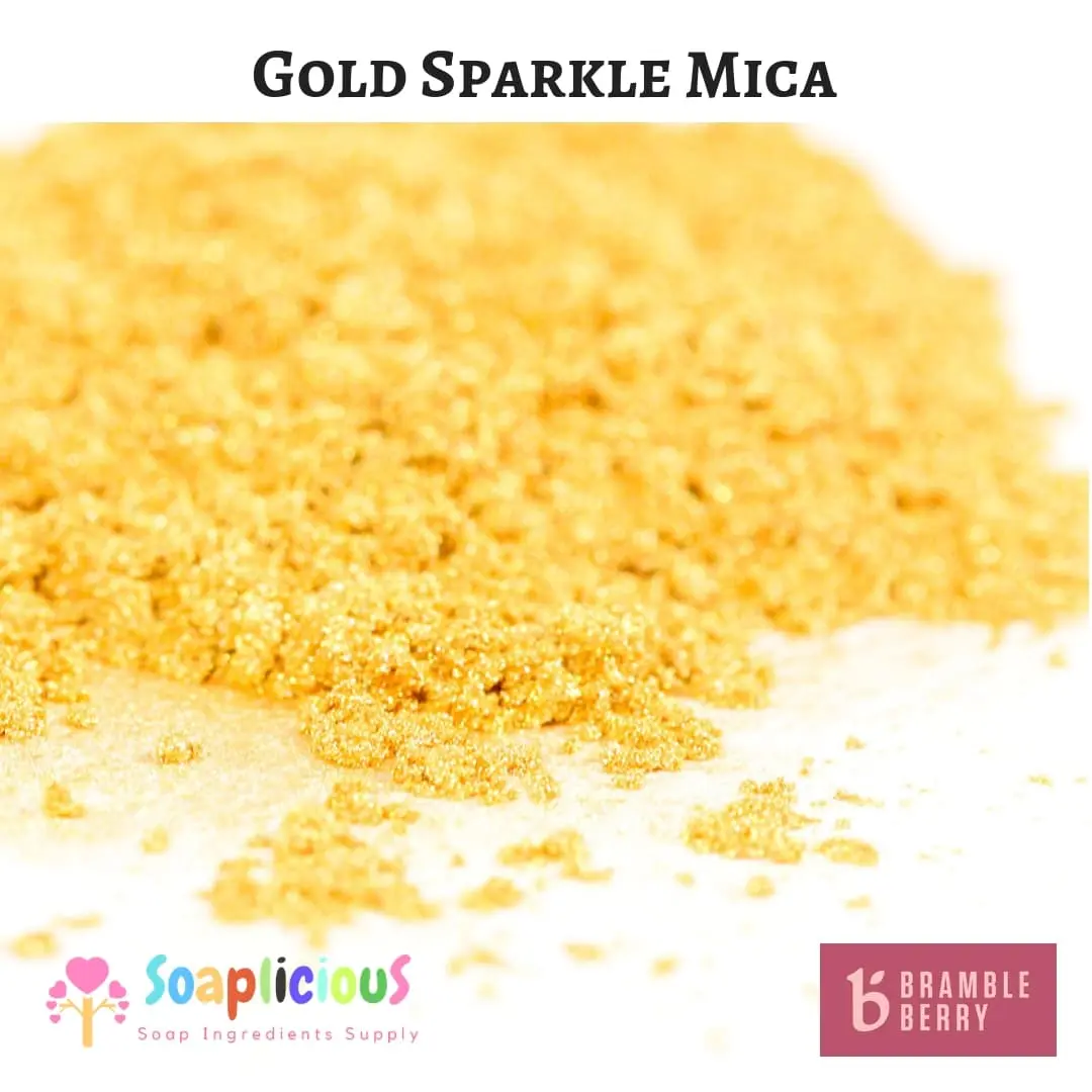 Pewarna Sabun Gold Sparkle Mica