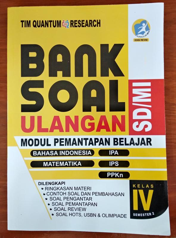 Buku Bank Soal Ulangan SD Kelas 4 Semester 2 Kurikulum 2013 Revisi 1