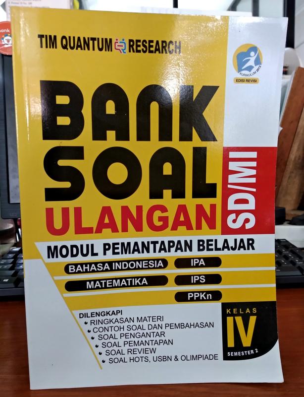 Buku Bank Soal Ulangan SD Kelas 4 Semester 2 Kurikulum 2013 Revisi 0