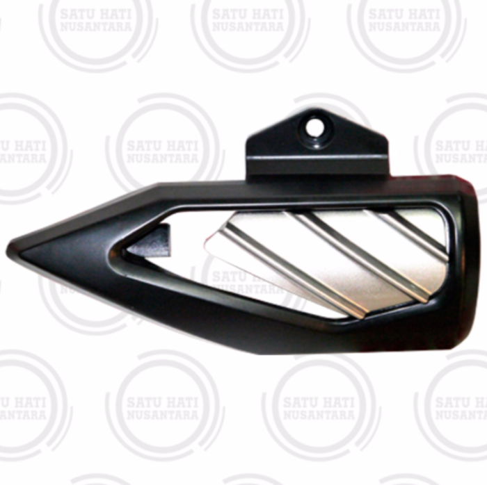 Gambar Revo 100 - Honda Ori Cover / Tutup Knalpot / Muffler Protector Silver dari Honda Star Official Shop Kab. Kampar Tokopedia