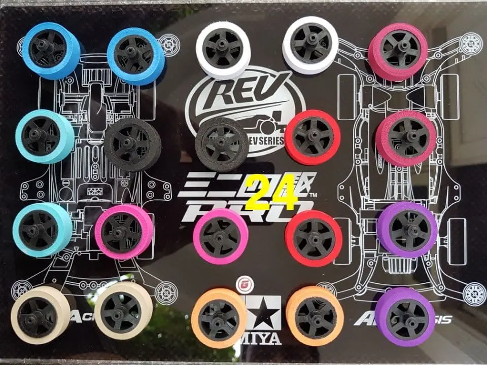 REP TAMIYA BAN JADI SET 24MM HITAM